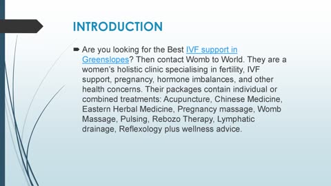 Best IVF support in Greenslopes