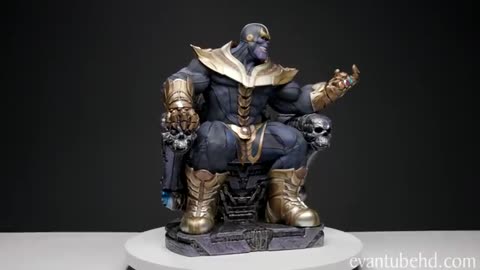 THANOS IS HERE!!!Giant Thanos On Throne!