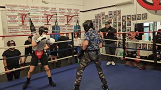 Joey sparring Tommy. 1/28/25