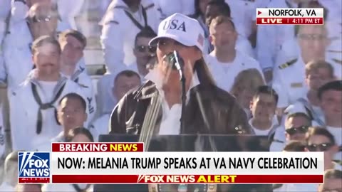 Fox News-‘Hooyah, Navy!’: Melania Trump marks 250 years of American sea power 
