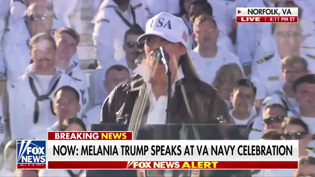 Fox News-‘Hooyah, Navy!’: Melania Trump marks 250 years of American sea power