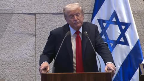 President Trump Delivers Historic Speech in the Knesset After Isreal-Hamas Peace Deal Goes into Effect