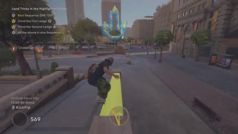 sKate.ledge 1 to ledge 2