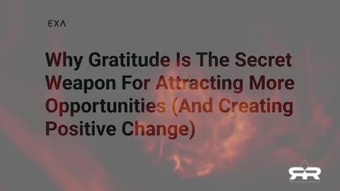 Gratitude is a Super Power