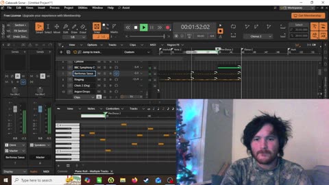 Writing an AURORA song pt.1 (backing track)