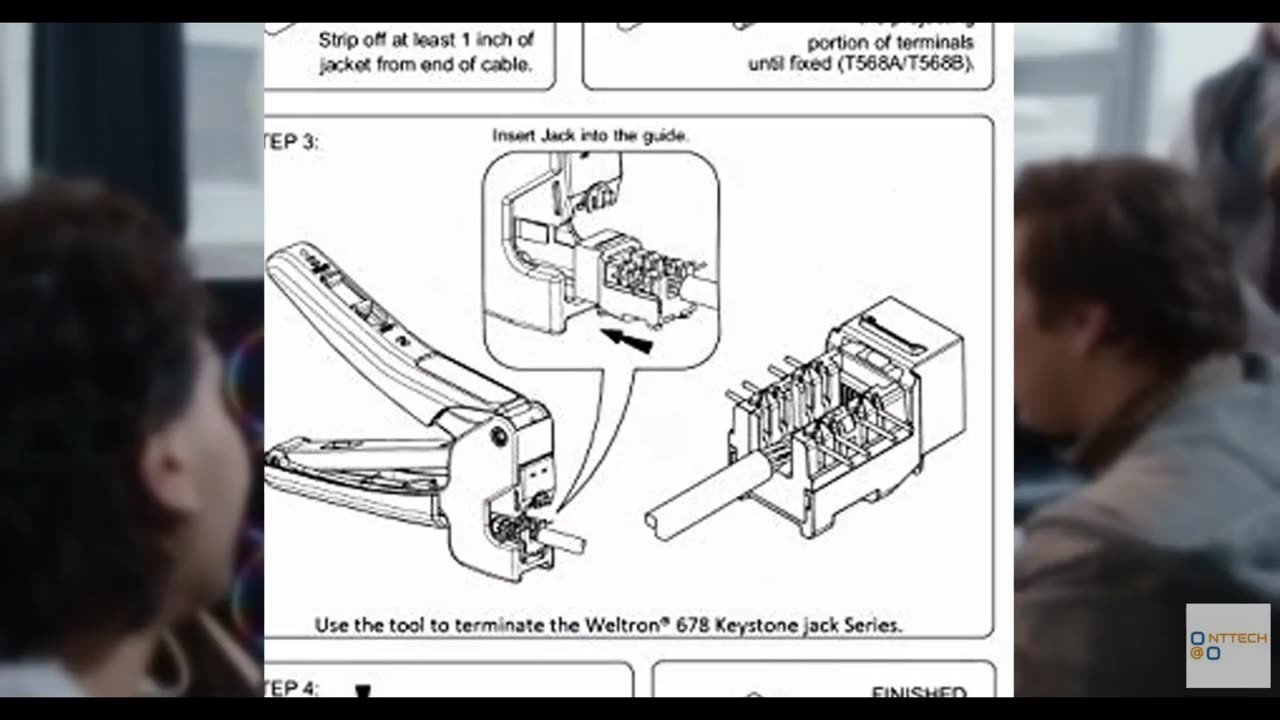 Weltron - CAT5e/Cat6/Cat6A Punch Down Ethernet Termination Tool for Weltron 678