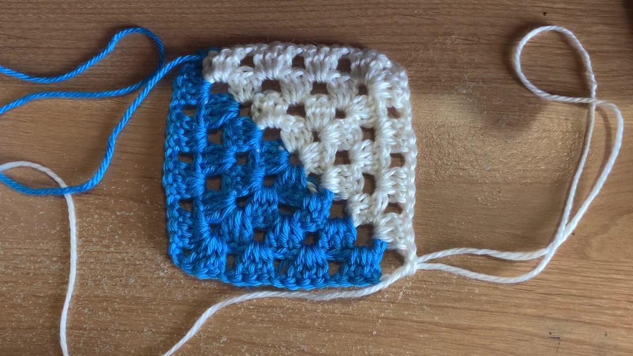 Two Tone Granny Square Tutorial