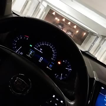 Leaving the parking garage