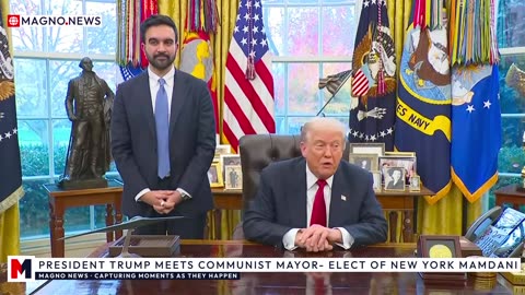 🇺🇸 President Donald Trump meets Communist Mayor-Elect of New York Zohran Mamdami at The White House