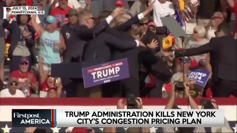 Trump Kills Congestion Pricing Then Calls Himself "King" of New York | Firstpost America