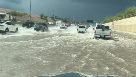 Tempe Highway Flooded After Microburst