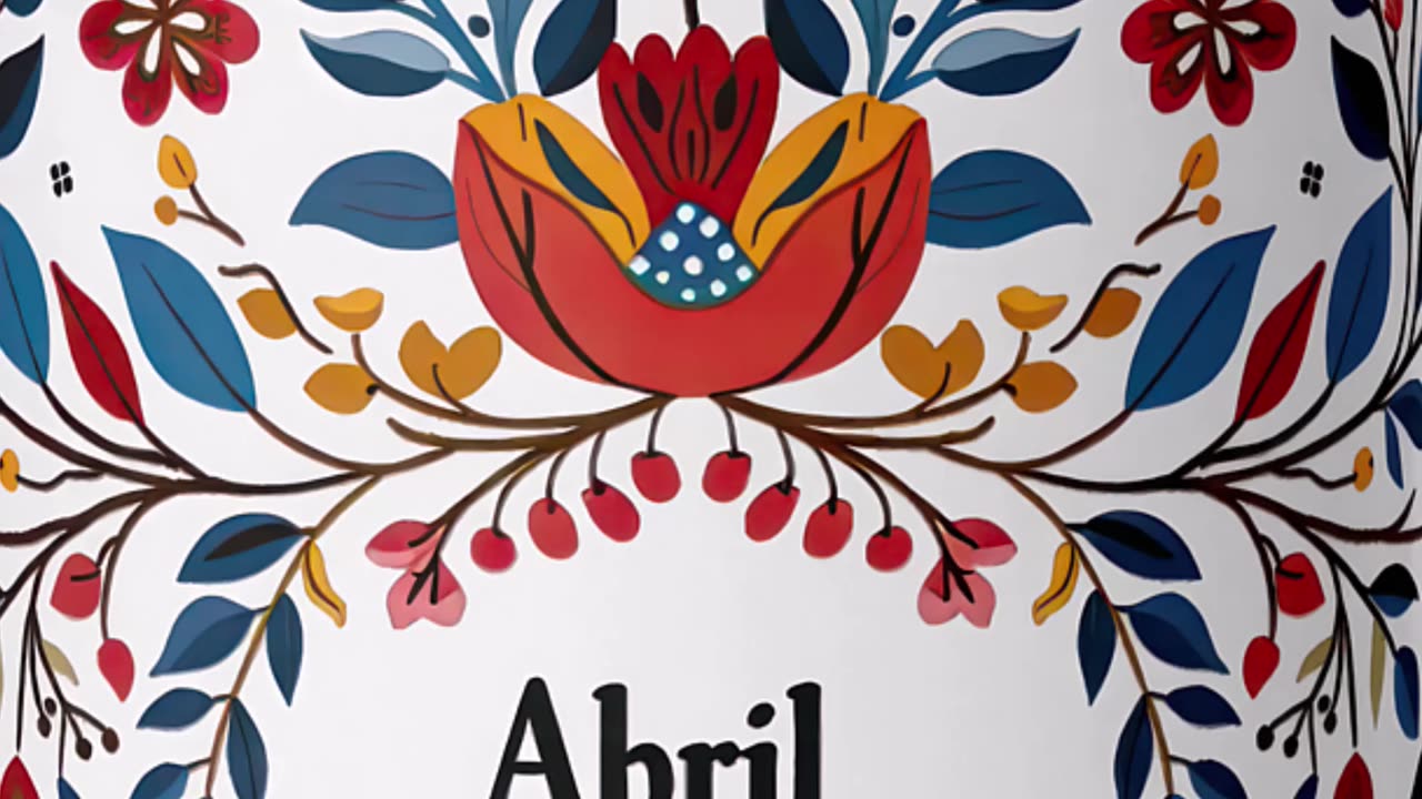 Taza personalizada Abril – Arte único y elegante #regalo #personalizado