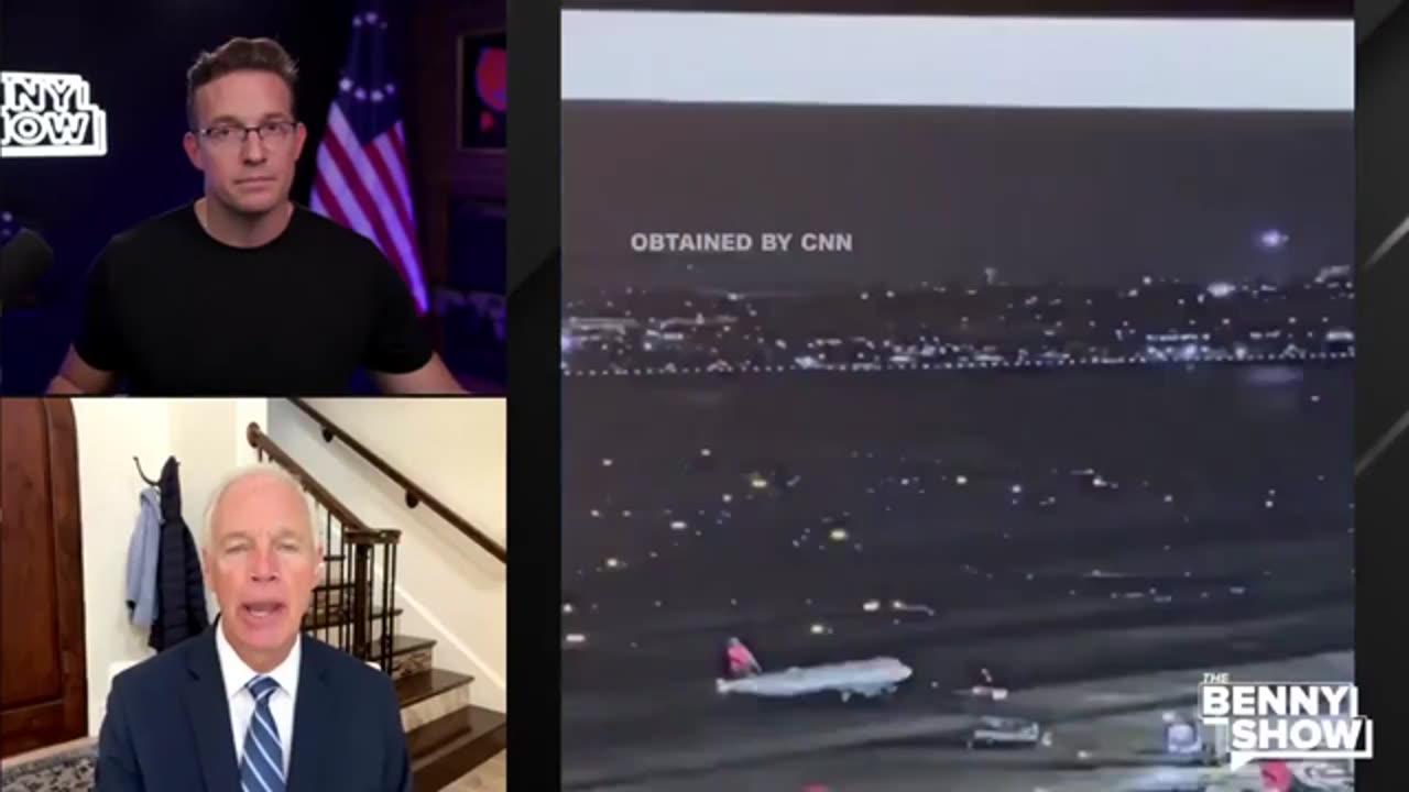 JOHNSON SUGGESTS THE BLACK HAWK HELICOPTER INTENTIONALLY SLAMMED INTO THE AIRLINER