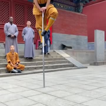 MONKEY KING, REAL LIFE POLE PRO!