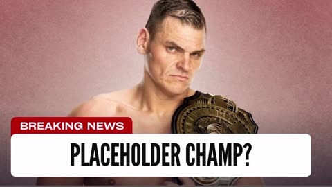 WWE Hall Of Famer Says Gunther Is A Placeholder Champ