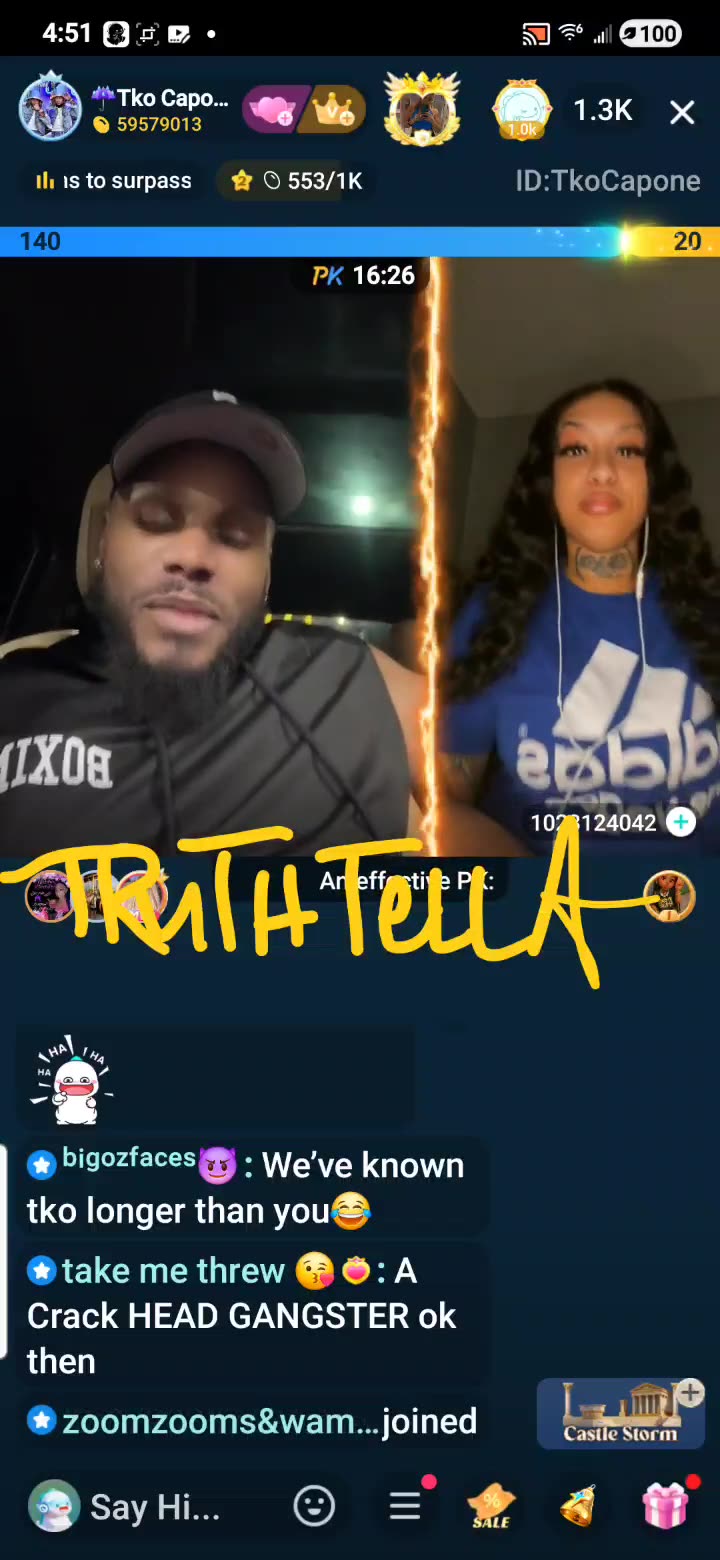 TKO CAPONE, MRS KNOWLEDGE, PYT & FINESSE 3RD SHIFT TEAM PK BANGOUT