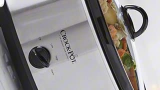 Crock-Pot 7 Quart Oval Manual Slow Cooker, Stainless Steel (SCV700-S-BR), Versatile Cookware