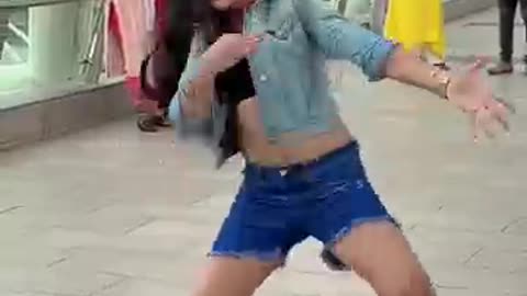 cute girl dance