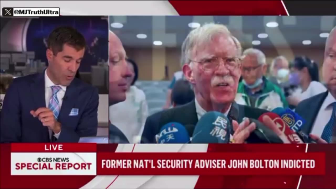 John Bolton, known for his giant mustache, HAS BEEN INDICTED on 8 Counts