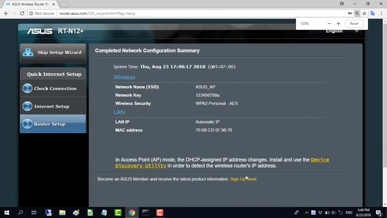 ASUS How to set up Access Point mode NETVN