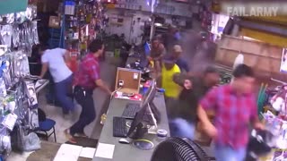 Truck Crashes Into Store