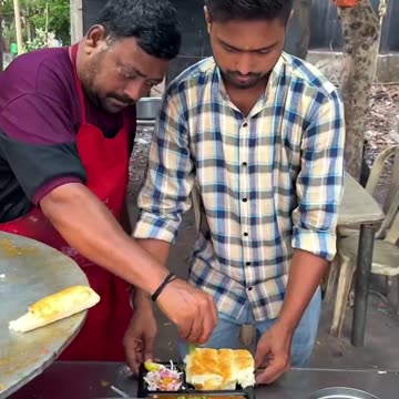 Volcano Pav Bhaji of Surat: Exploding Flavors You Must Try! 🌋🥘 #Shorts