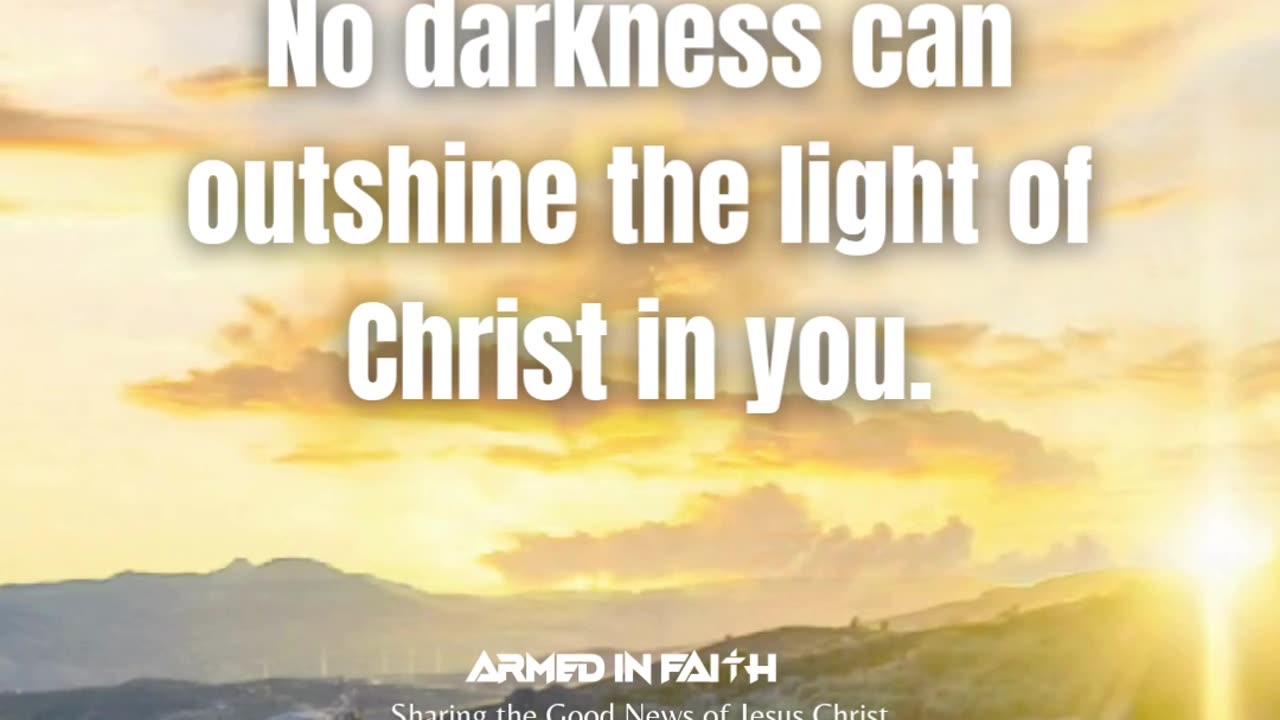 The Light in You is Stronger Than Darkness!