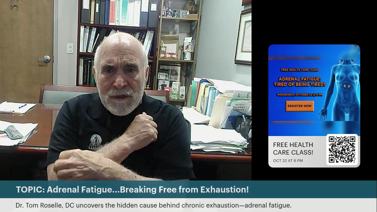 STREAM: Adrenal Fatigue...Breaking Free From Exhaustion!
