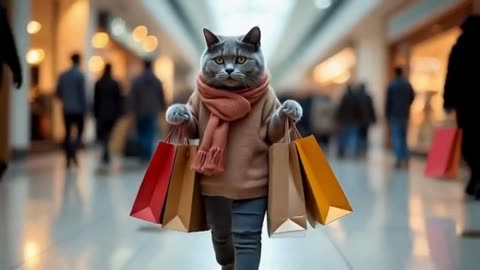 Cats at the Mall