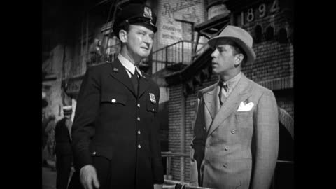 Dead End, 1937, starring Humphrey Bogart, Sylvia Sidney, and Joel McCrea