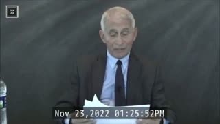 Fauci testified behind closed doors —the same answers he gave in this deposition…