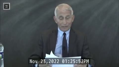 Fauci testified behind closed doors —the same answers he gave in this deposition…