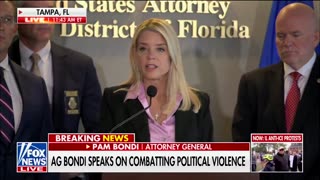 . @AGPamBondi announces the arrest of a man who mailed a threatening letter