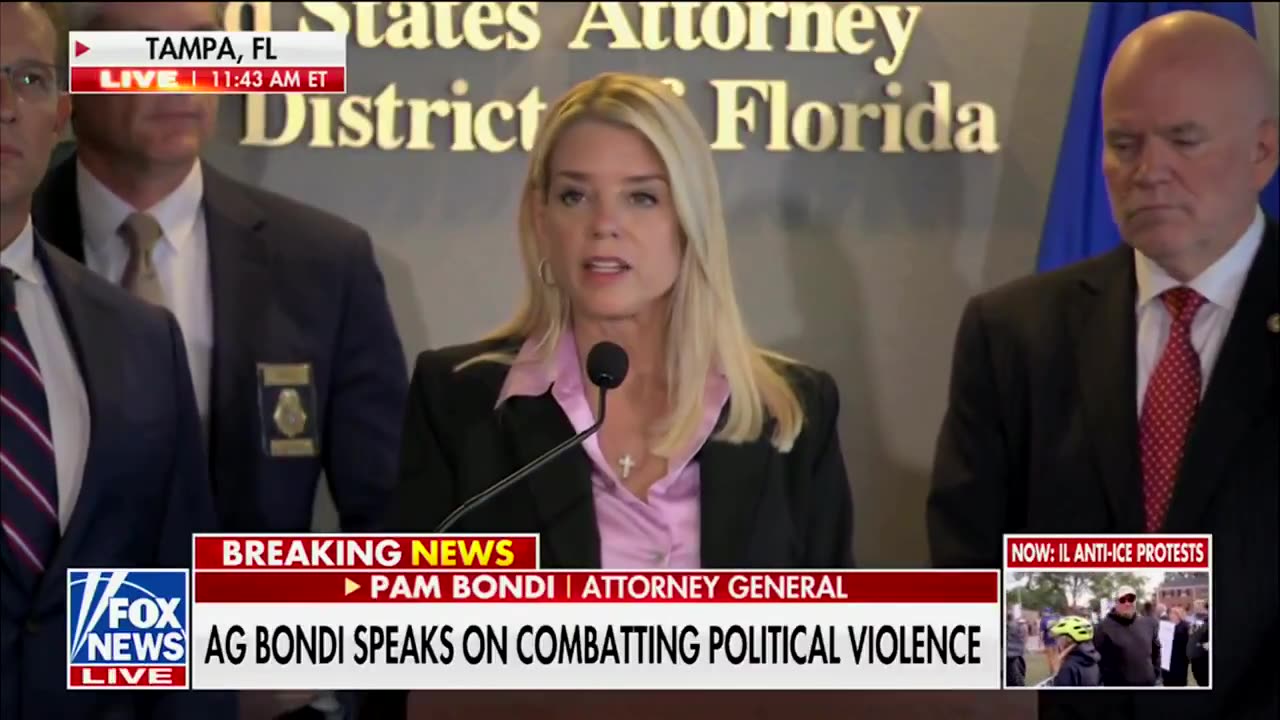 . @AGPamBondi announces the arrest of a man who mailed a threatening letter