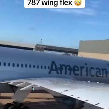 Hooligans are breaking the wing of a Boeing 787 Dreamliner