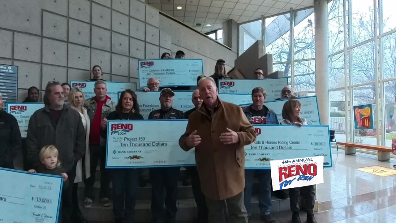 Reno Toy Run Gives Away $100k to help kids.