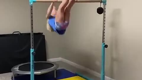 Legend says, she still hangin' there #funny #fail #gymnastics #AFV