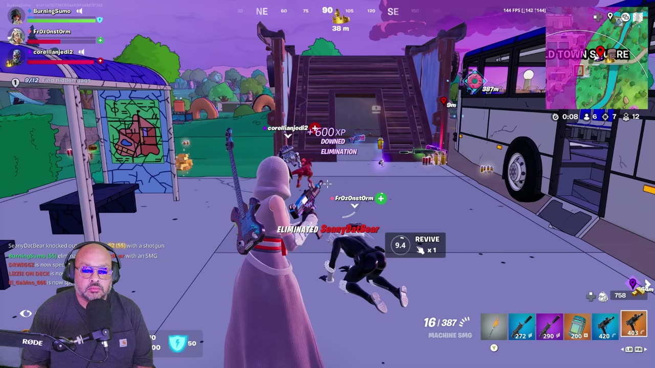 Fortnite with the crew, then Dispatch!