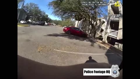 Gunfire Exchange Between Tampa Police Officers & Convicted Felon Caught on Body Camera