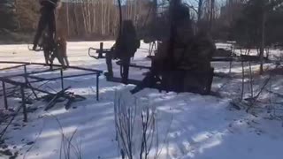 There's an 8-Year Old in All Of Us(Ukrainian Soldiers Holding Soviet Park)