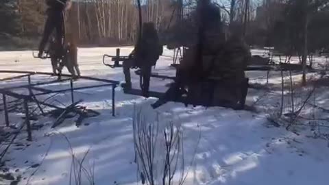 There's an 8-Year Old in All Of Us(Ukrainian Soldiers Holding Soviet Park)