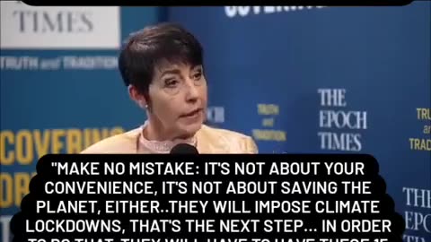 MEP Christine Anderson on the intended results of 15 minute city prisons...