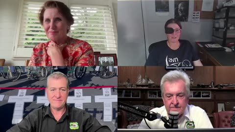 Graham and John speak with Aneeta and Rosemary...