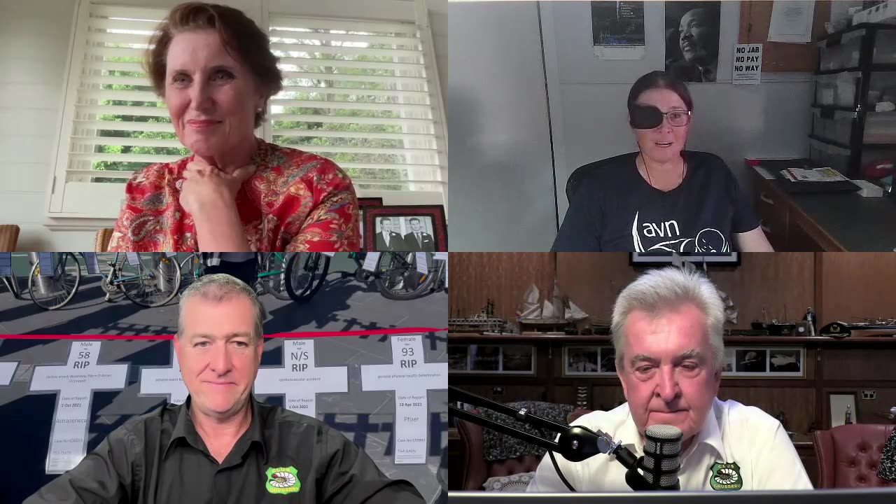 Graham and John speak with Aneeta and Rosemary...