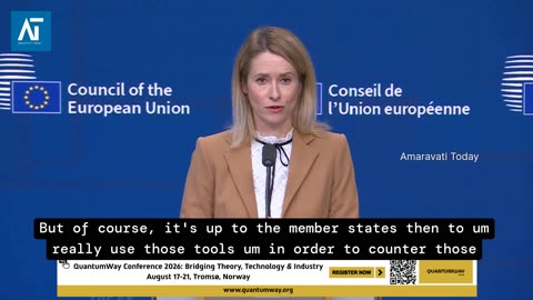 Kaja Kallas Urges Multi-Year EU Military Support for Ukraine | Brussels | 3 | Amaravati Today