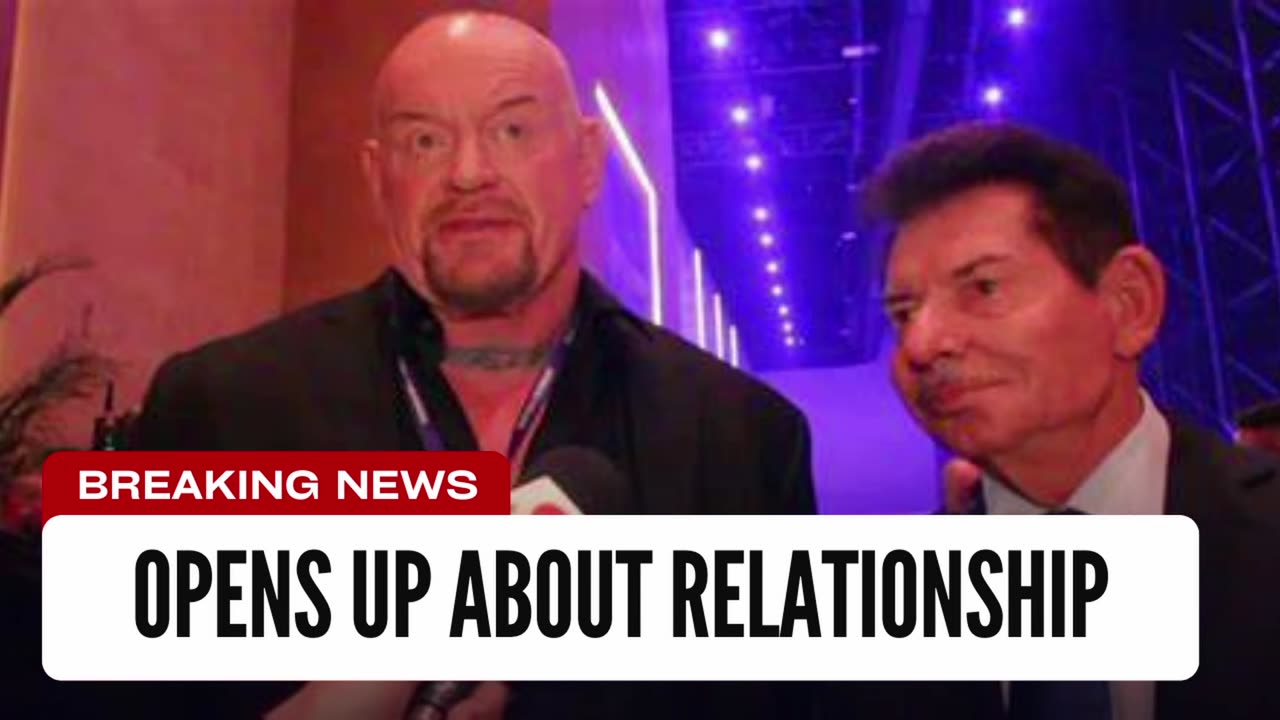 Undertaker Opens Up About Relationship With Vince McMahon