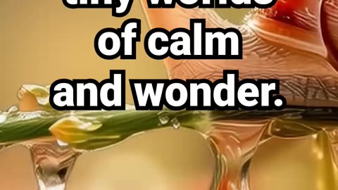 Subscribe for more tiny worlds of calm and wonder. #naturesounds #anxietyrelief #stressrelief