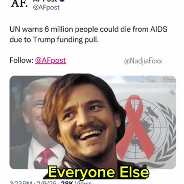 UN warns that 6-MILLION people could DIE from AIDS due to Trump Funding pull.
