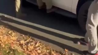 An illegal alien had to be forcibly arrested in Charlotte, NC