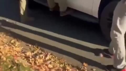 An illegal alien had to be forcibly arrested in Charlotte, NC